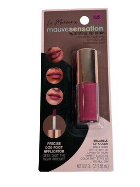 Le Mercerie Lip Stain Velvet Mauve Hydrating Gloss Long Wear